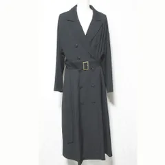 美品 24AW Diagram ダイアグラム グレースコンチネンタル オーバーテーラーコート 0324369197 サイズ36 ブラック レディース 古着 中古 USEDのサムネイル