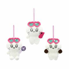 新品・未使用】（2個入り）なにわんだーくんぬいぐるみキーホルダー 