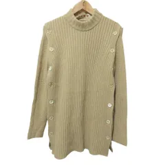 美品 MARNI マルニ ボタンディテール ニットセーター ベスト 36 ベージュ レディース 古着 中古 USEDのサムネイル