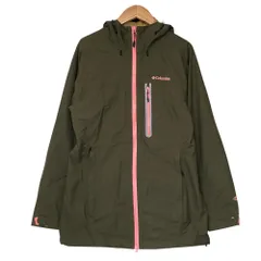 良品 Columbia コロンビア Fox Pitt 2 Jacket OMNI-HEAT スノージャケット フーディ PL2237 L カーキグリーン レディース 古着 中古 USEDのサムネイル