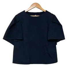 美品 ADORE アドーア フレアスリーブ カットソー サイズ38 ネイビー レディース 古着 中古 USEDのサムネイル