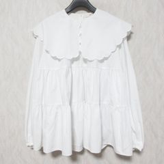 25SS yori スカラップヘムフレアトリコットカットソー ホワイト - メルカリ