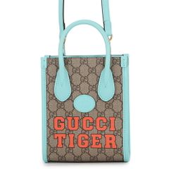 구찌 핸드백 인터로킹 G 타이거 GG 스프림 671623 GUCCI 가방 2way 숄더백 미니 백