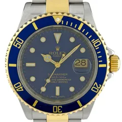 【OH済】ロレックス ROLEX サブマリーナ デイト 青ベゼル 116613 腕時計 SS YG 自動巻き ブルー系 メンズ 【中古】のサムネイル