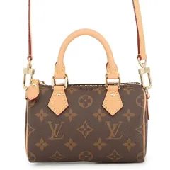 ルイヴィトン ハンドバッグ モノグラム ナノ・スピーディ M81085 LOUIS VUITTON ヴィトン バッグ 2way ショルダーバッグのサムネイル
