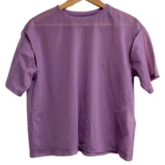 美品 PUBLIC TOKYO パブリックトウキョウ シースルーアームスリットTEE Tシャツ カットソー 700422002 サイズF パープル レディース 古着 中古 USEDのサムネイル