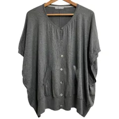 良品 TSUMORI CHISATO ツモリチサト コットンニット カーディガン サイズ2 グレー レディース 古着 中古 USEDのサムネイル