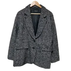 美品 25SS Diagram ダイアグラム グレースコンチネンタル ヘリンボーンツイードジャケット 0325101300 サイズ36 グレー レディース 古着 中古 USEDのサムネイル