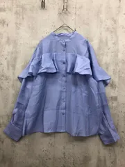 OPAQUE オペーク フリル シャツ size38/M/ブルー ■◆ レディースのサムネイル