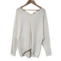 美品 25SS MUSE de Deuxieme Classe ミューズドゥドゥーズィエムクラス トリアセジョーゼット Vネック プルオーバー ホワイト レディース 古着 中古 USEDのサムネイル