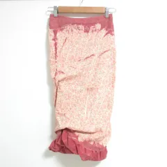 良品 26SS DIESEL ディーゼル Treated double-layer skirt with puffy hem O-PALE ニットスカート 0IFBA サイズL ピンク レディース 古着 中古 USEDのサムネイル