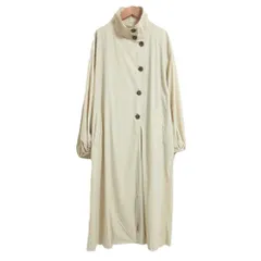 良品 ETRE TOKYO エトレトウキョウ Speedo コラボ Long Coat ナイロン ロングコート Mサイズ ベージュ レディース 古着 中古 USEDのサムネイル
