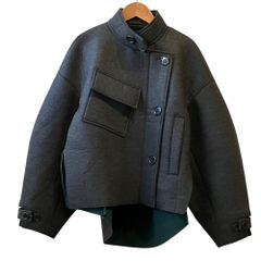 極美品 エンフォルド 異素材ドッキングコート ウールコート ライナー