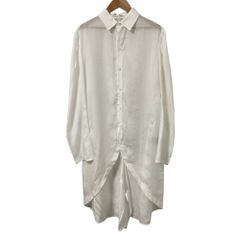 ANN DEMEULEMEESTER アシンメトリーシャツ ホワイト - メルカリ
