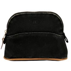 HERMES ボリードポーチMM キャンバス ブラック - メルカリ
