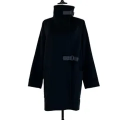 美品 Max Mara マックスマーラ キャメル100% ベルトコート サイズ36 ネイビー レディース 古着 中古 USEDのサムネイル