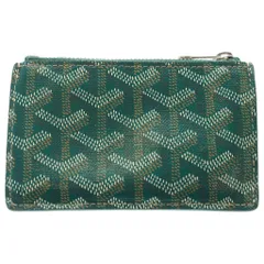 GOYARD (ゴヤール) ブルボン カードケース フラグメントケース 名刺入れ グリーン レザー シルバー金具のサムネイル