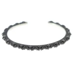 CHROME HEARTS (クロムハーツ) BANGLE CROSS クロスバンドバングル ブレスレット シルバー BCA124のサムネイル