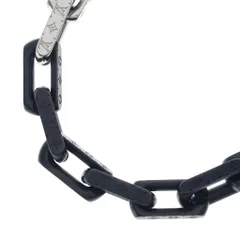LOUIS VUITTON (ルイヴィトン) コリエ モノグラムチェーンネックレス シルバー/ブラック M00677のサムネイル