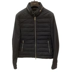 LOUIS VUITTON 美品 ダミエニット切替 ダウンジャケット サイズ52