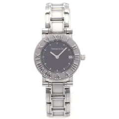 TIFFANY & Co. (ティファニー) アトラス デイト SS/QZ ステンレス クォーツ 電池式 腕時計 9N0278324 黒文字盤のサムネイル