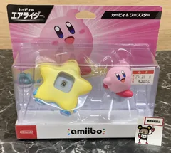 24.【店頭併売品】amiibo カービィ＆ワープスター カービィのエアライダーシリーズ ※未開封品