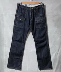 Columbia コロンビア ワシラパンツ ダブルポケット デニム ブッシュ フレア パンツ size.W32 インディゴ ネイビーのサムネイル