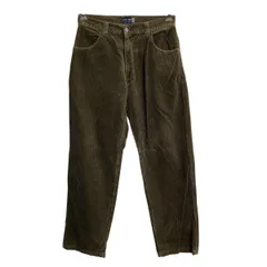 Billabong コーデュロイパンツ XL ダークグリーン ビラボン ジップアップ コーデュロイ 細畝 コーズ サーフ 横ノリ ボトムス 2606-812のサムネイル