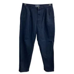 90～00s OLD NAVY コットンパンツ W36 ネイビー オールドネイビー ジップアップ 90～00年代 旧タグ タック入り コットン ボトムス 2606-814のサムネイル