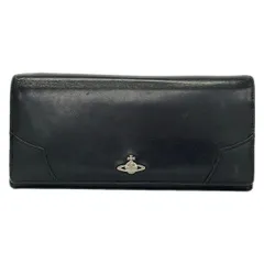 VivienneWestwood(ヴィヴィアンウエストウッド) 長財布 - 黒 オーブ レザーのサムネイル