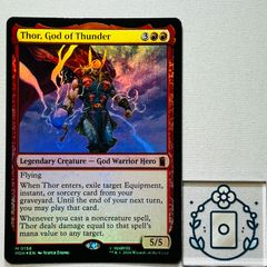 MTG【EN】【Foil】雷神、ソー/Thor, God of Thunder【M】(MSH-156
