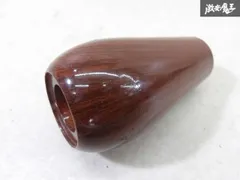 社外 シフトノブ シフト ノブ 茶木目 木目調 全長 約80.6mm M12 P1.5 単体 内装 即納 棚のサムネイル