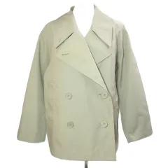 ユニクロ UNIQLO U 21AW ブロックテックショートトレンチコート S ベージュ 211-442823 /X