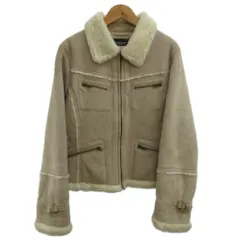 コムサイズム COMME CA ISM ジャケット 上着 L ベージュ 長袖 ジップアップ /KK ■GY99のサムネイル