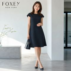 美品 DAISY LIN FOR FOXEY ノースリーブワンピース 黒 40 - メルカリ