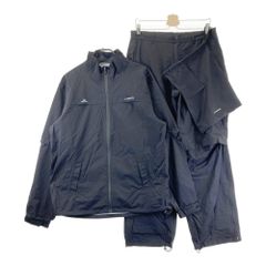 サイズ：XL J.LINDEBERG ジェイリンドバーグ 083-76511 2WAY レインウェア セットアップ ブラック系 [240101682790] ゴルフウェア メンズ ストスト