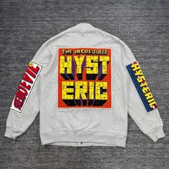 HYSTERIC GLAMOUR デカワッペン付き ジャケット M ヒステリックグラマー グレーのサムネイル