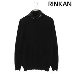 クロムハーツ CHレザーパッチロゴカシミアタートルネックニット メンズ Mのサムネイル