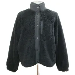 ユニクロ UNIQLO 24AW フリーススタンドカラージャケット ボア ブルゾン M 黒 ブラック 241-477059 /Xのサムネイル
