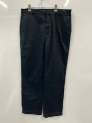 PB109⚫︎J.crew⚫︎ジェイクルー⚫︎パンツ⚫︎スラックス⚫︎ロゴ⚫︎ストライプトリミング⚫︎ノータック⚫︎メンズ⚫︎size34×32⚫︎黒のサムネイル