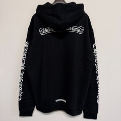 CHROME HEARTS クロムハーツ パーカー ブラック スクロールラベル