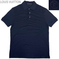LOUIS VUITTON ルイヴィトン 半袖 ポロシャツ ボーダー 紺 M - メルカリ