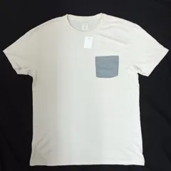 ジェイクルー メンズ Мサイズ 半袖Tシャツ オフホワイト系 胸ポケット A2YY6-33Eのサムネイル