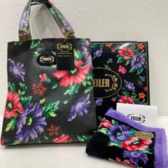 3398　FEILER フェイラー　新品未使用品　ハンドバック　タオルハンカチセット　ハンカチ シュニール織り　シール付き　花柄　フラワー　ミニトート