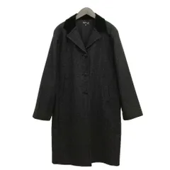 アニエスベー agnes b. ロング チェスターコート オーバーコート 美品 38 チャコール系のサムネイル