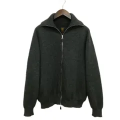 バトナー BATONER BN-24FM-090 ユナイテッドアローズ 別注 24AW ダブルフェイス ドライバーズニット ジャケット 美品 2 チャコールのサムネイル