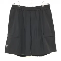 【超美品】タインダブルプッシュ×ラフロッグ ハーフパンツ 黒 裏地総柄 ウエストゴム  メンズ L ゴルフウェア TAIN DOUBLE PUSHのサムネイル
