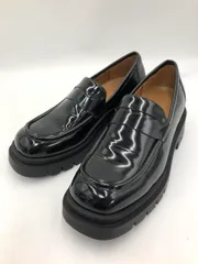 Le talon ルタロン GRISE エナメル タンクソール ローファー シューズ size24cm/ブラック ■■ レディース