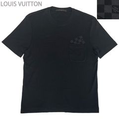 美品✨LOUIS VUITTON ハーフダミエ 鹿の子 胸ポケット 半袖Tシャツ 