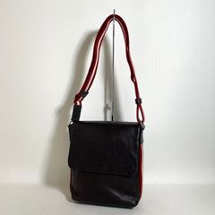 メルカリ便》バリートレスポショルダーバックレザーダークブラウン 